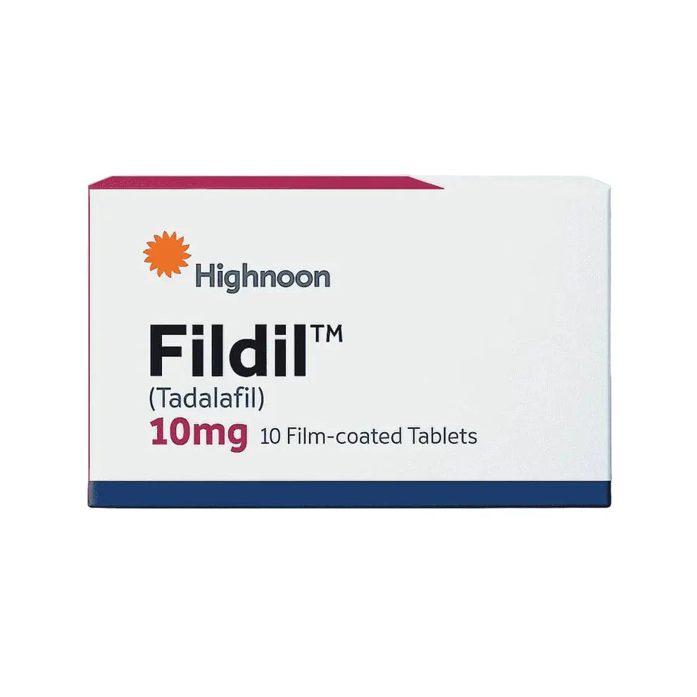 Fildil (Tadalafil) 10mg Tablets – Erectile Dysfunction Treatment | 10 Tablets | Highnoon - BeVitamins