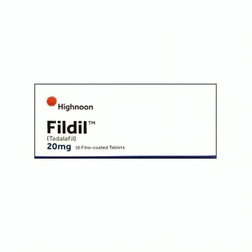 Fildil (Tadalafil) 20mg Tablets – Erectile Dysfunction Treatment | 10 Film-Coated Tablets | Highnoon - BeVitamins