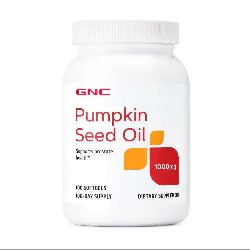 GNC Pumpkin Seed Oil 1000mg 100 Softgels