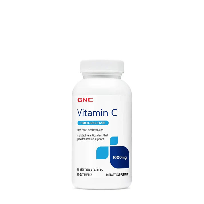 GNC Vitamin C 1000mg, 90 Caplets
