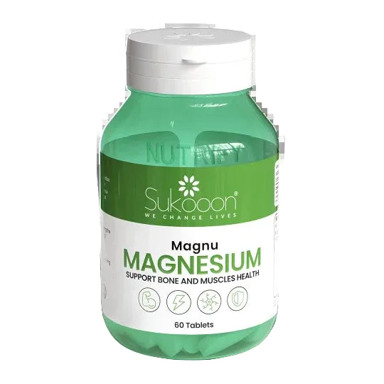 MAGNU – Bone, Muscle & Nerve Health Support Supplement (Magnesium + Vitamin B6)