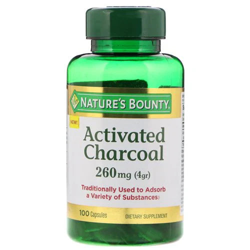 Nature's Bounty Activated Charcoal , 100 Capsules