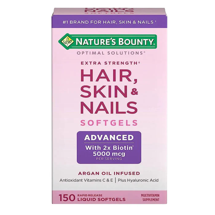 Nature's Bounty Hair, Skin & Nails Extra Strength , 150 Softgels