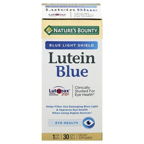 Nature's Bounty Lutein Blue, 30 Softgels