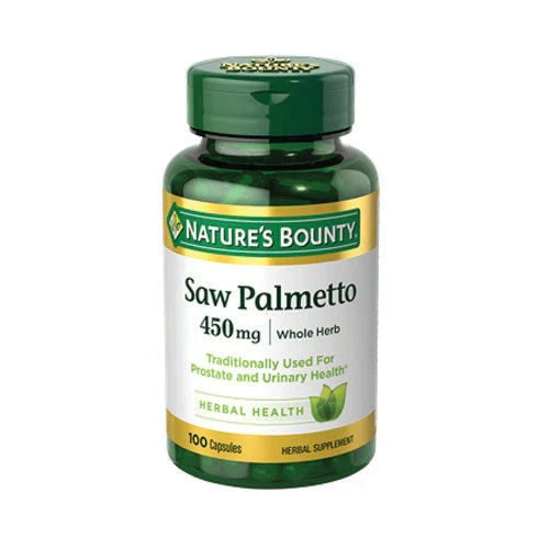 Nature's Bounty Saw Palmetto 450mg , 100 Capsules