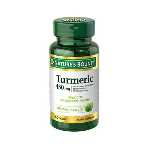 Nature's Bounty Turmeric 450mg , 60 Capsules