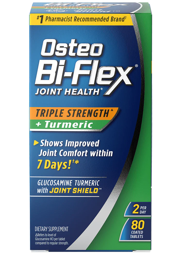 Osteo Bi-Flex Triple Strength + Turmeric, 80 tablets