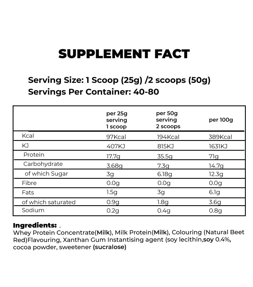 NUTREX WARRIOR WHEY PROTEIN