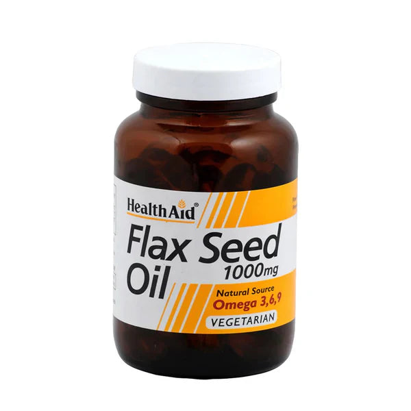 HealthAid Flaxseed Oil 1000mg,60 Capsules