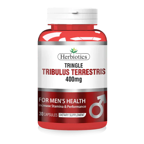 Herbiotics Tringle (Tribulus Terrestris 400mg) – Men’s Vitality, Stamina & Performance Support (30 Capsules)
