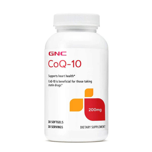 GNC CoQ10 200mg, 30 softgels