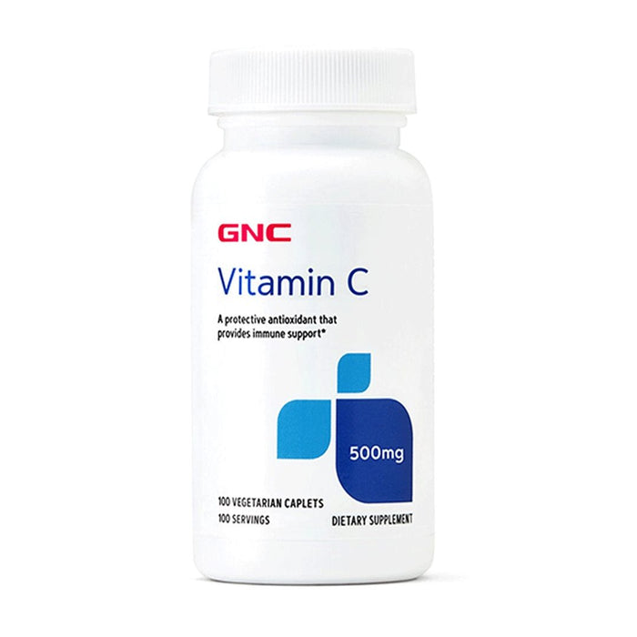 GNC Vitamin C 500mg, 100 Caplets