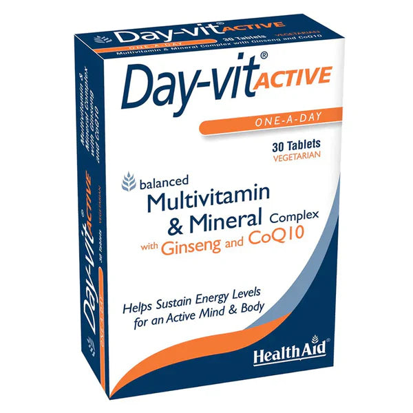 HealthAid Day-vit Active,30 Vegetarian Tablets