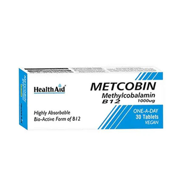 HealthAid Metcobin Methylcobalamin,30 Tablets