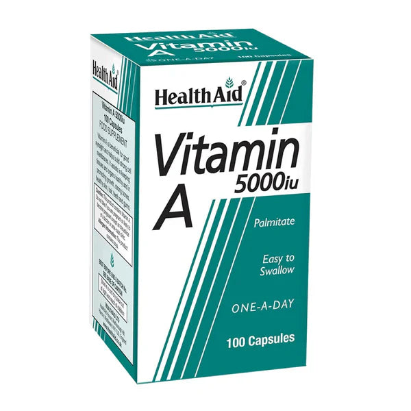 HealthAid Vitamin A 5000IU , 100 Capsules