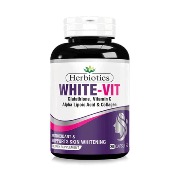 Herbiotics White-Vit – Skin Brightening & Anti-Aging Formula (30 Capsules)