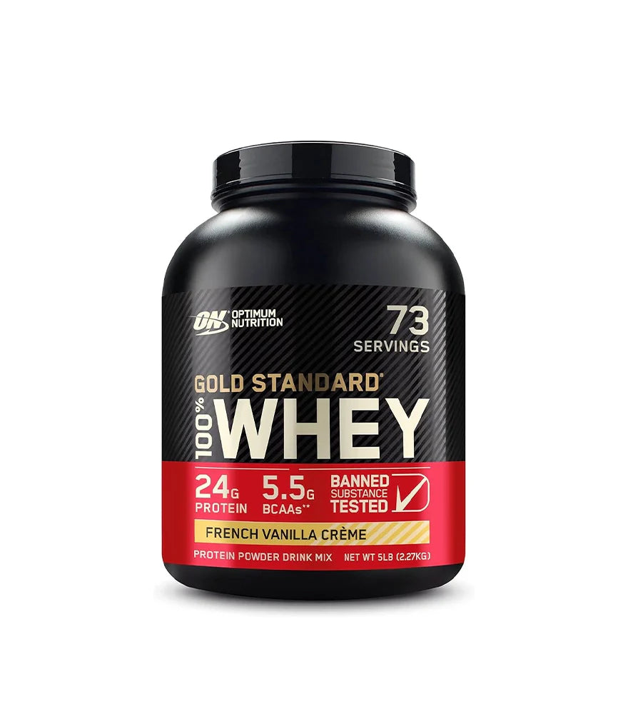 Optimum Nutrition (ON) Gold Standard 100% Whey Protein - 5lbs