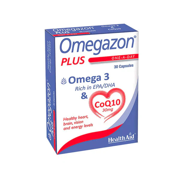 HealthAid Omegazon Plus (CoQ10) , 30 Capsules