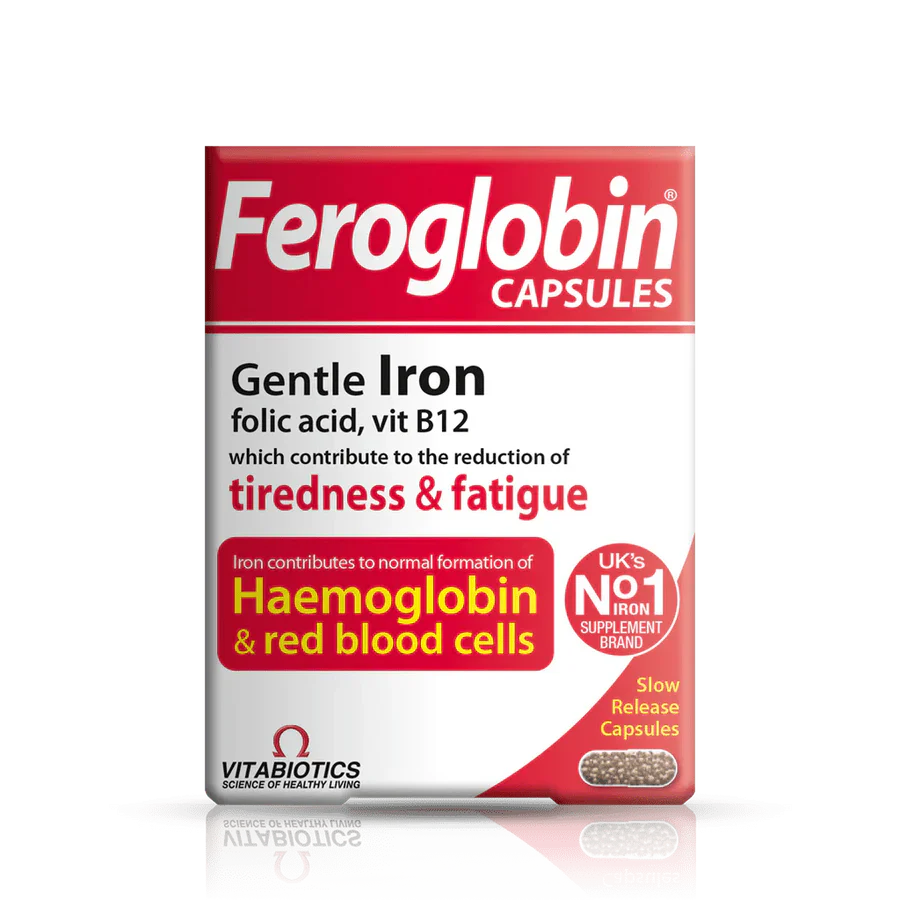 Vitabiotics Feroglobin B12 Capsules, 30 Capsules