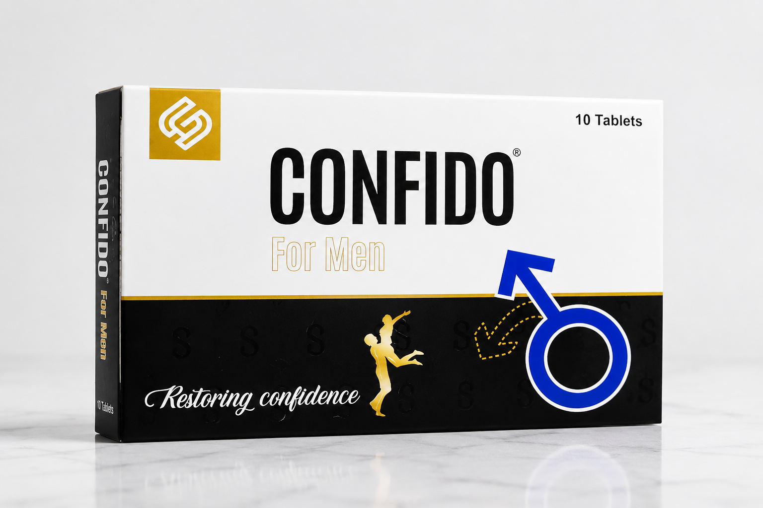 Confido For Men 10 Tablets – Men's Vitality & Wellness Supplement