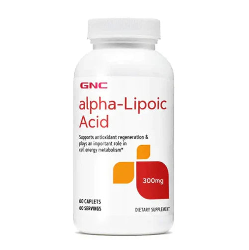 GNC Alpha Lipoic Acid 300mg, 60 Caplets