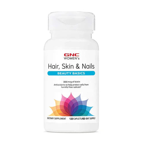 GNC Women’s Hair, Skin & Nails Beauty Basics 120 caplets