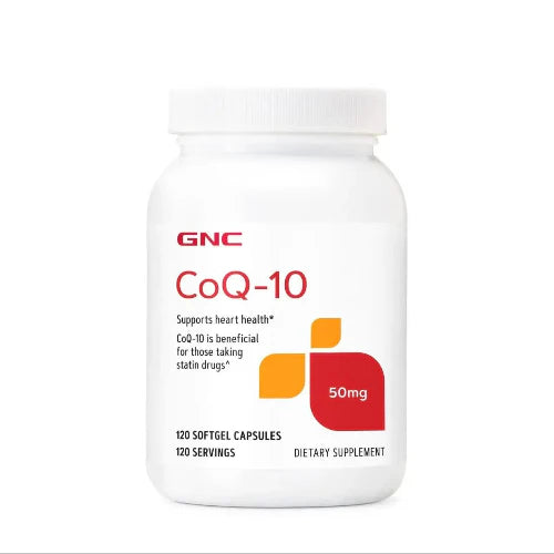 GNC CoQ10 50mg, 120 softgels