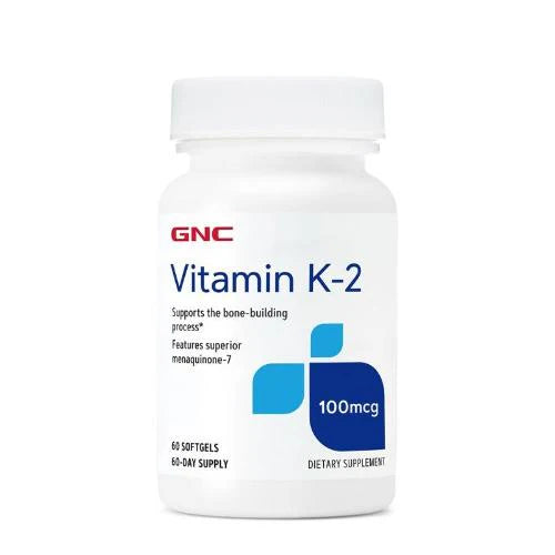 GNC Vitamin K2 100mg, 60 Softgels