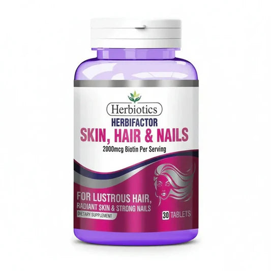 Herbiotics Herbifactor Hair, Skin & Nails, 30 Tablets