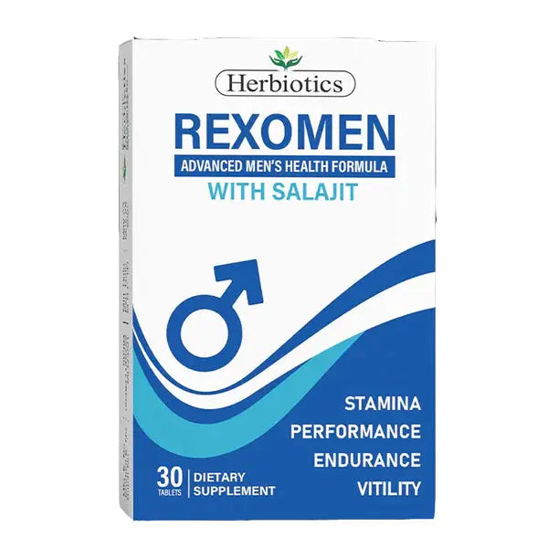 Herbiotics Rexomen – Men’s Vitality, Energy & Performance Support (30 Tablets)