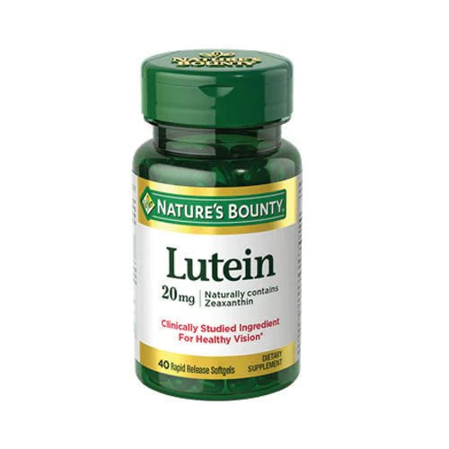 Nature's Bounty Lutein 20mg ,40 Softgels