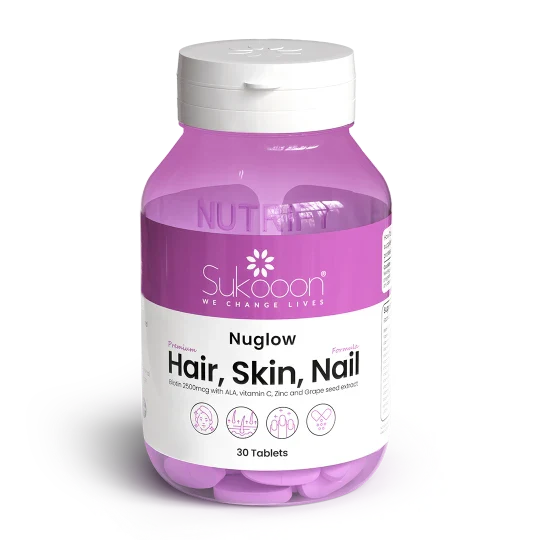 
Nuglow Tablets – Premium Hair, Skin & Nails Formula
