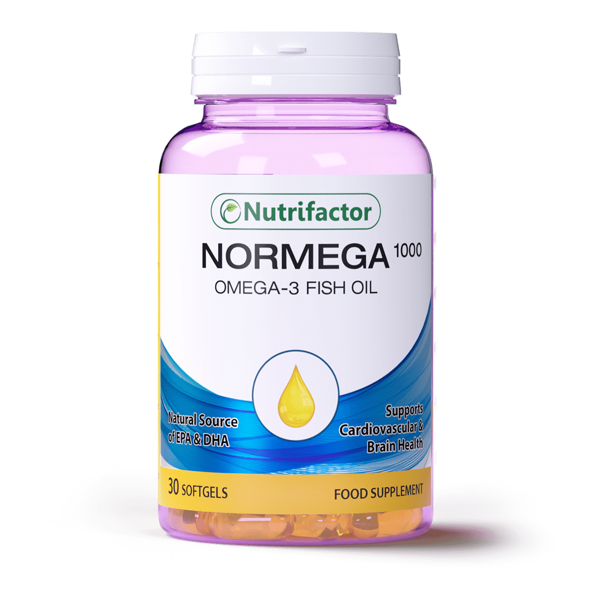 Nutrifactor  Normega Fish OIL 1000 - 30 Softgels