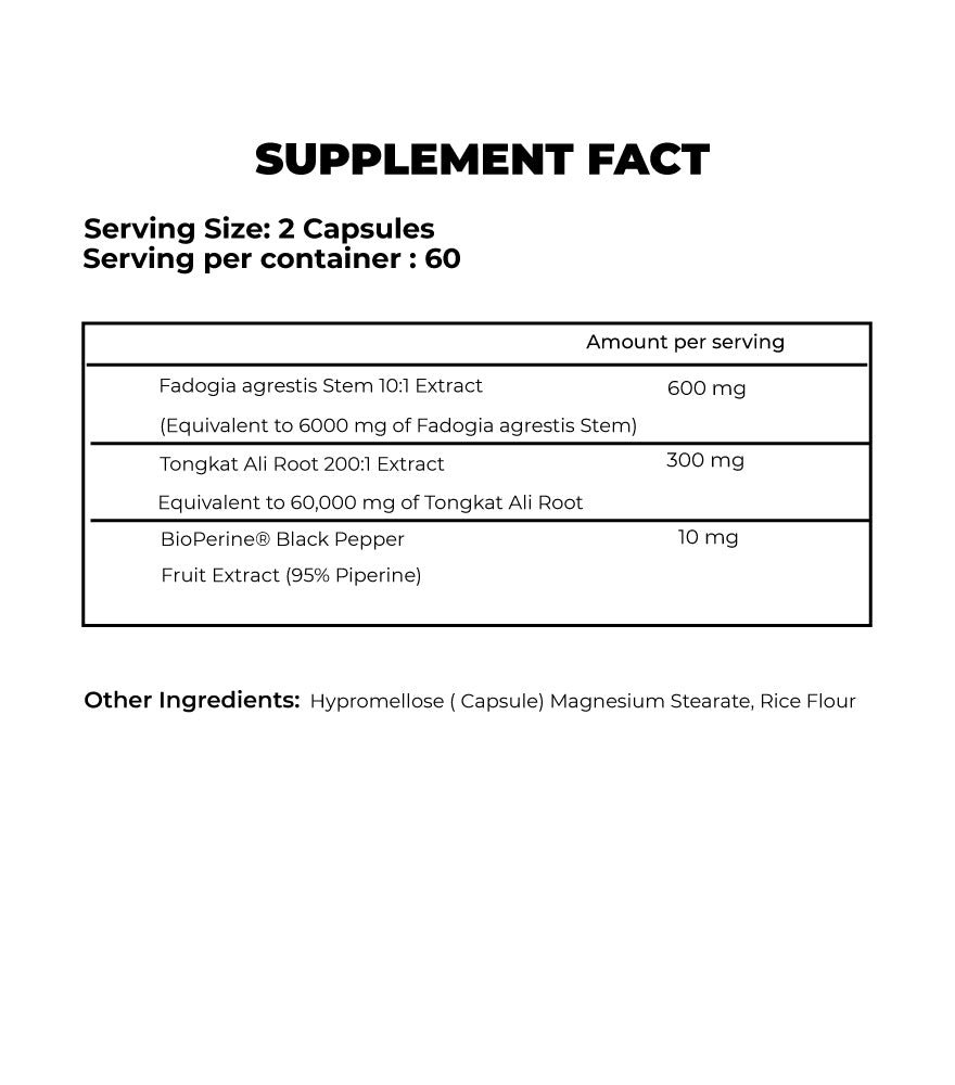 TONGKAT ALI + FADOGIA AGRESTIS