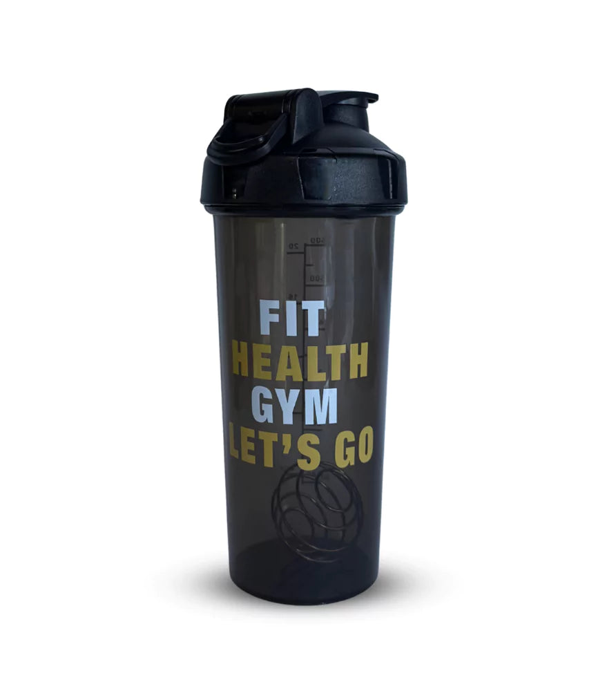 JACKED FIT HEALTH GYM LETS GO SHAKER BOTTLE