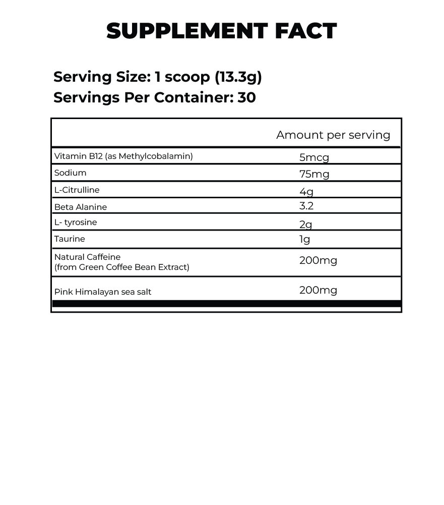 ESSENTIAL PRE-WORKOUT