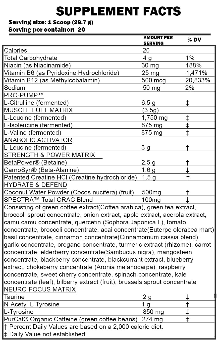 Pre Kaged Pre-Workout